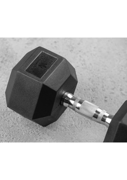 Hex Kauçuk Dumbbell 10 kg