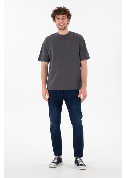 Erkek Antrasit Tişört 50305990-VR006 indirimleri