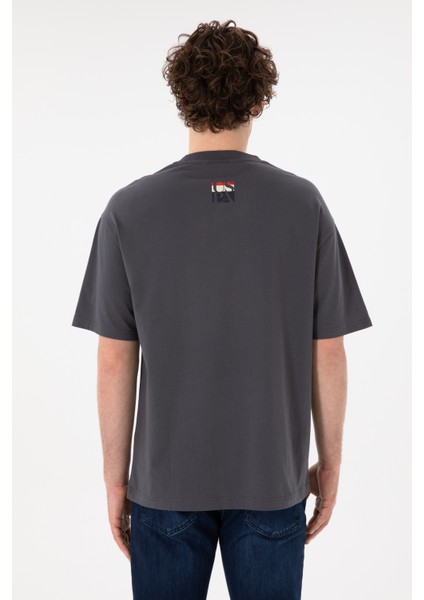 Erkek Antrasit Tişört 50305990-VR006