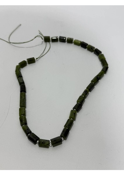 Silindir Faset Kesim Yeşim Taşı Dizisi 6X9MM fırsatları