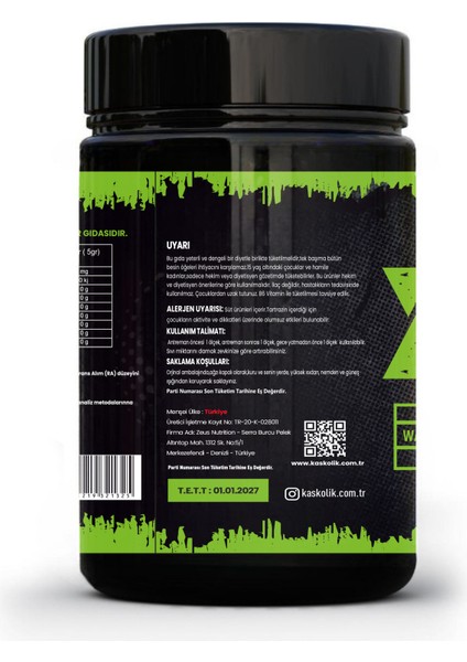 Glutamine 300 Gr-Karpuz-Aromalı