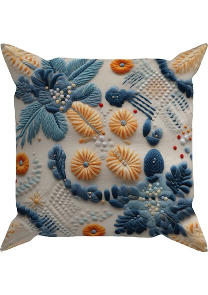 Embroıdery DS11 Dijital Baskılı Kırlent Kılıfı