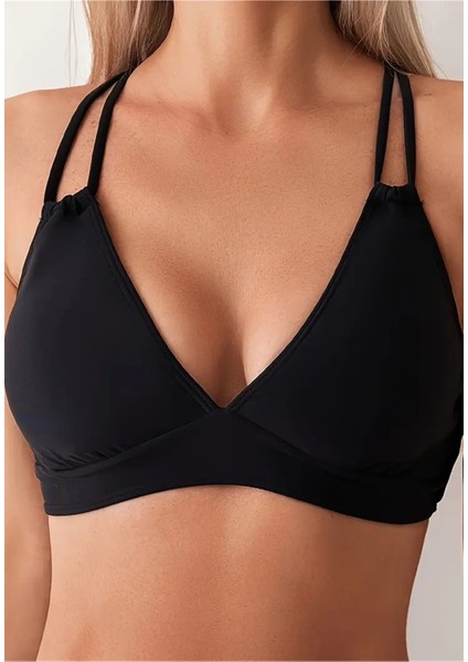 Iki Ayarlanabilir Askılı Bikini Üstü (Çıkartılabilir Kaplı)
