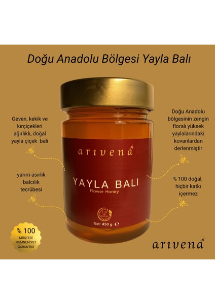 Yayla Çiçek Balı %100 Saf ve Doğal