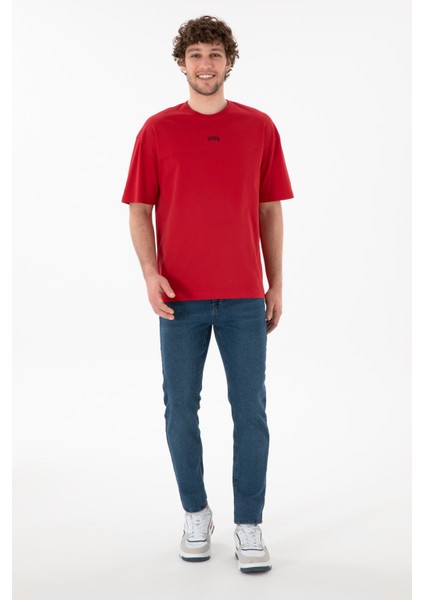 Erkek Kırmızı Tişört 50306017-VR030 indirimleri