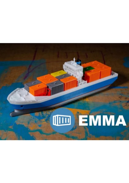 3D Konteyner Gemisi Biblo