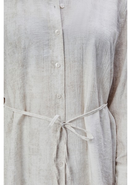 Ekru Regular Batik Gömlek Pantolon Takım fırsatları