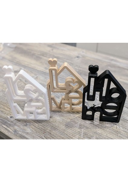 2'li Love & Home Dekor