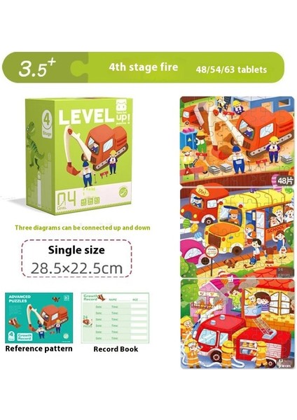 Çocuk Büyük Aşamalı Puzzle Yapboz Aydınlanma Erken Eğitim Oyuncakları (Yurt Dışından)