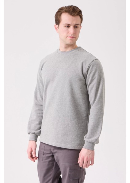 Herba Basic Sweatshirt - Uzun Kollu, Rahat Kesim, Günlük ve Iş Kullanımı Için
