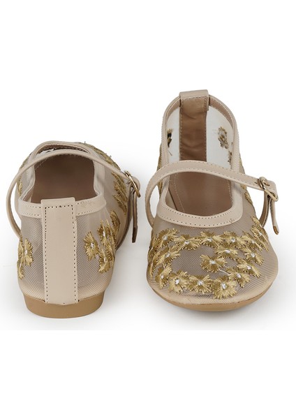 Karla Çiçek Detaylı Babet indirimleri