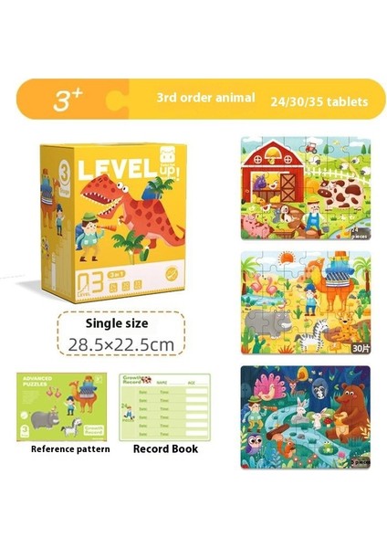 Çocuk Büyük Aşamalı Puzzle Yapboz Aydınlanma Erken Eğitim Oyuncakları (Yurt Dışından)