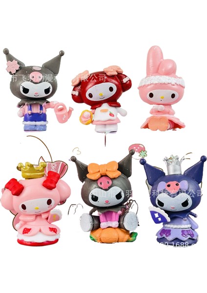 Melody Kuromi Tarçın Köpek Pacha Köpek Bebek Twister Masaüstü Dekoratif Süs (Yurt Dışından)