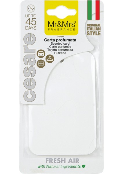 Cesare Kart - Oto Araç Kokusu, Asma Kart Kokusu - Fresh Air