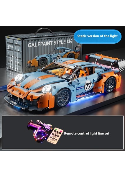 Lambo Cyberpunk Spor Araba Modeli Yapı Taşları Yarış Arabası Montajlı Oyuncaklar (Yurt Dışından)