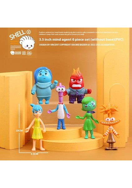 Içten Dışa Bebek Figürü Bebek Modeli Anime Dekorasyon Süslemeleri (Yurt Dışından)
