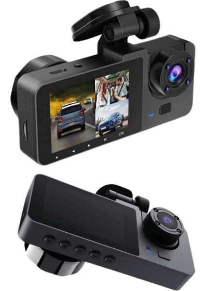 Carplay Fotoğraf ve Video Kaydedici Araç Içi Kamera Ekranlı