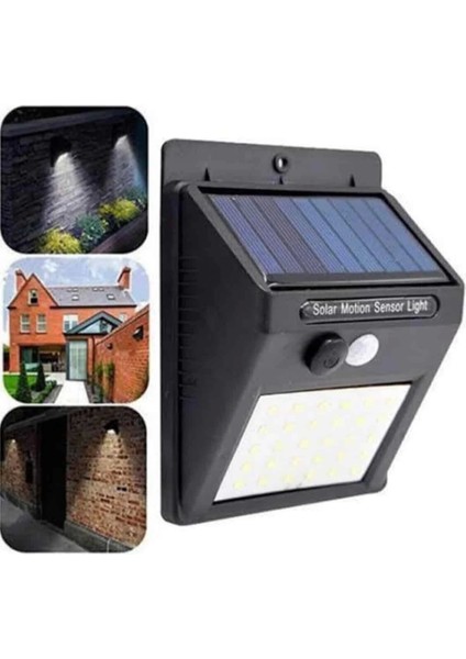 Bahçe Aydınlatması Güneş Enerjili LED Işık Lamba Sensörlü Dekoratif