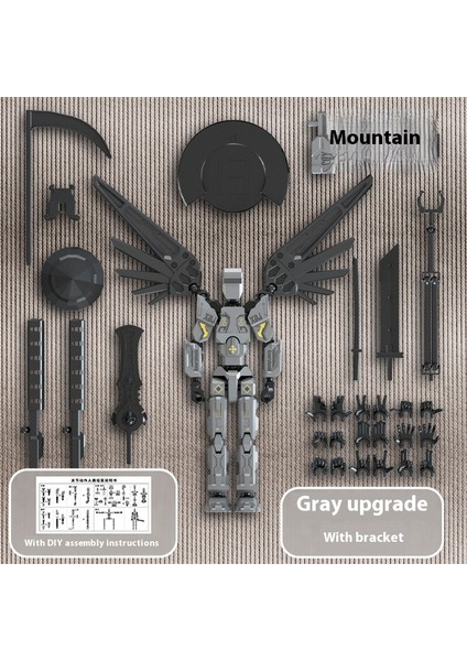 Mecha Mankenler Mafsallı Hareketli Bebekler Bloklar Dekompresyon Modeli Süsler Oyuncaklar (Yurt Dışından)