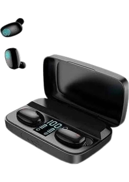 Kablosuz Bluetooth Kulaklık Android ve Ios Uyumlu LED Göstergeli Powerbankli