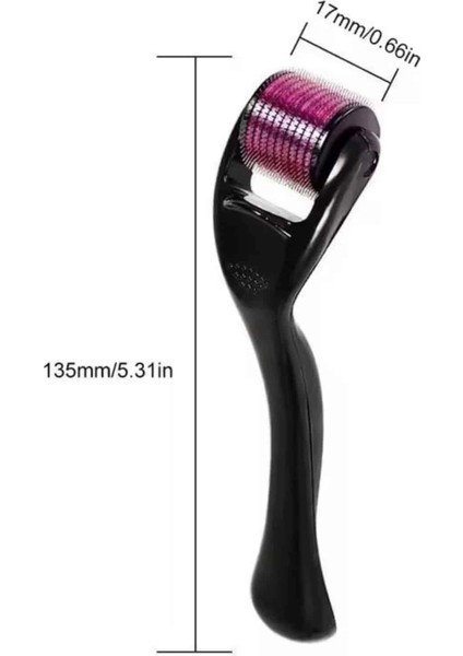 Derma Roller Titanyum Uçlu 540 Iğneli 1 mm Iğne