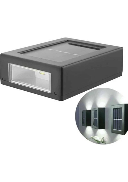 Solar Lamba Dekoratif Aplik Su Geçirmez LED Işıklı Duvar Lambası