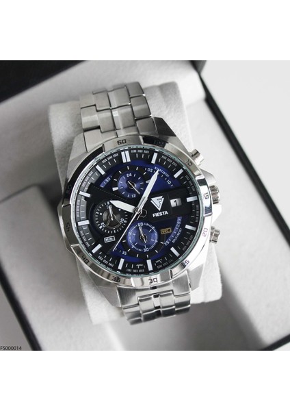 FS000014 Çelik Kordonlu Erkek Kol Saati