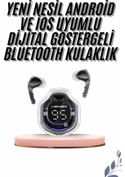 2025 Model Kablosuz Bluetooth Kulaklık Anc Enc Destekli Hifi Stereo
