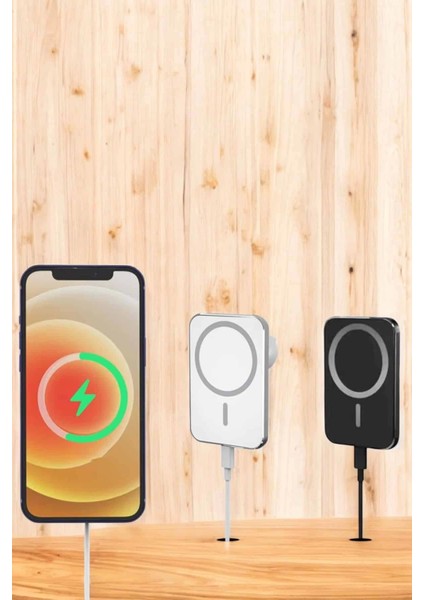 Ios Uyumlu Manyetik Tasarım Magsafe Iphone 12/13/14/15 Uyumlu Powerbank