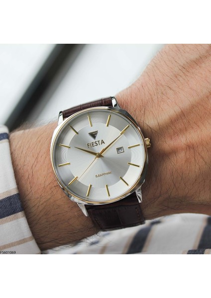 FS601069 Deri Kordonlu Erkek Kol Saati