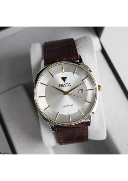 FS601069 Deri Kordonlu Erkek Kol Saati indirimleri