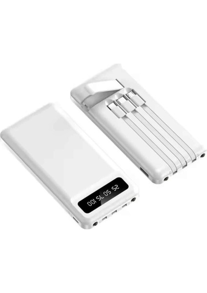 4 Çıkışlı 20.000 Mah Powerbank Taşınabilir Çoklu Giriş