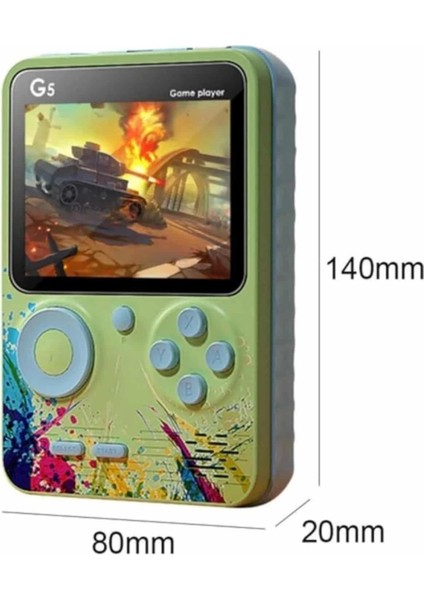 Çocuklara Özel 4K Hd Retro Oyun Konsol El Atari Taşınabilir 500 Oyunlu