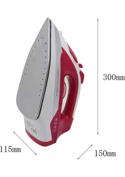 Seramik Tabanlı Kırmızı 2200 Watt Şok Buharlı Ütü fiyatları