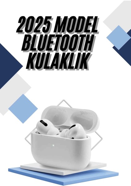 Bluetooth Kulaklık Kulak Içi Silikonlu Stereo Yüksek Ses Dokunmatik