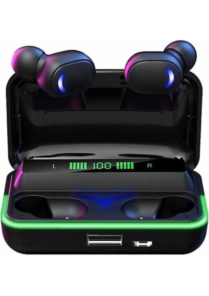 Kablosuz Bluetooth Kulaklık Rgb Gaming Oyuncu Kulaklığı Gecikme Önleyici