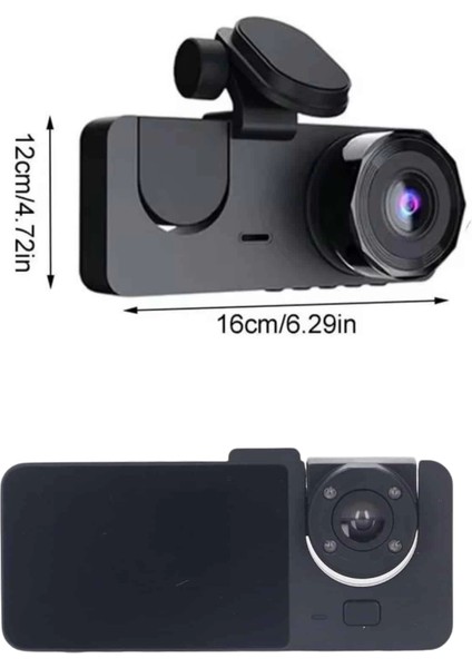 Dvr Araç Içi Kamera Hareket Algılayabilen 1080P Carplay Video Kaydedici