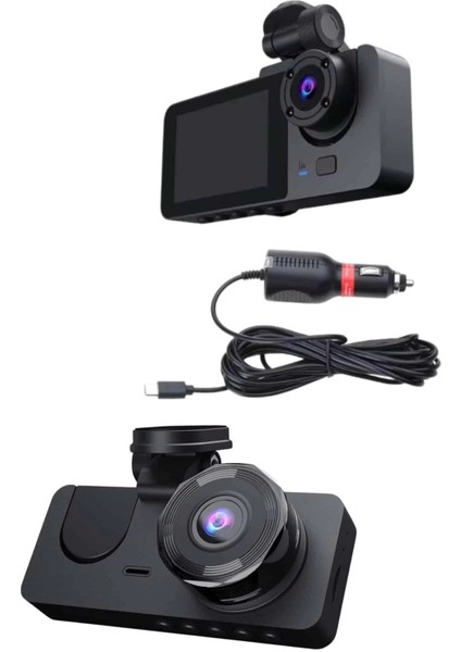 Dvr Araç Içi Kamera Hareket Algılayabilen 1080P Carplay Video Kaydedici