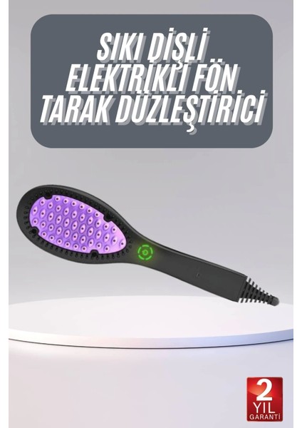 Fön Etkili Elektrikli Sıkı Dişli Taşınabilir Saç Düzleştirici Isı Ayarlı