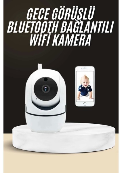 Akıllı Güvenlik Kamerası Hd Görüntü Kalitesi Hareket Algılama Wifi Kamera