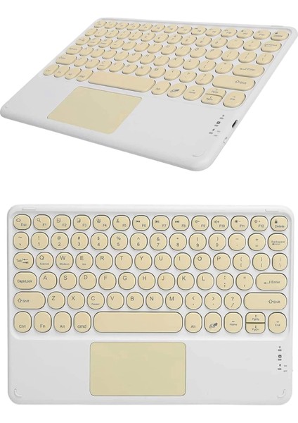 Bluetooth Touchpad Klavye Ultra Ince Taşınabilir Q Klavye