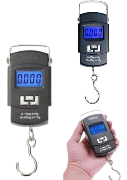 El Kantarı Dijital El Terazisi 50 kg Kapasiteli LCD Ekranlı