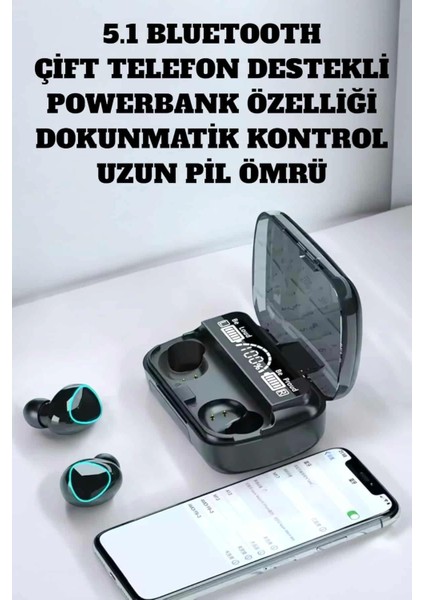 Extra Bass ve Hd Ses ile Üstün Bluetooth 5.3 Kablosuz Kulaklık