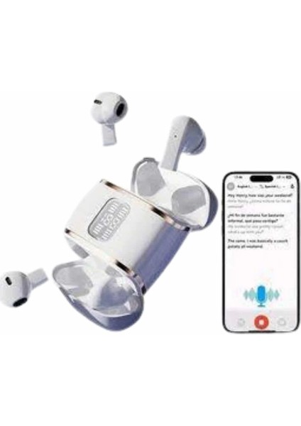 Profesyonel Dijital Göstergeli Düşük Gecikme Bluetooth Kulaklık Çift Kulaklık