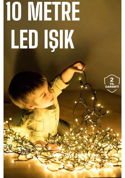Gün Işığı 10 Metre LED Işık Şerit LED Süsleme Parti Malzemesi