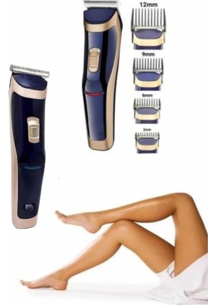 Tıraş Makinesi 4 Başlıklı Paslanmaz Çelik Bıçaklı Tüm Saç Tiplerine Uygun