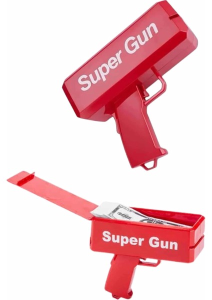 Para Dolar Atma Makinası Super Money Gun Para Saçma Fırlatma Tabancası