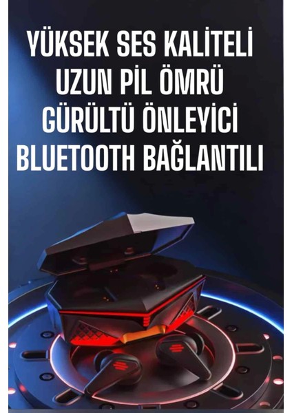 Yeni Nesil Oyuncu Kulaklığı Gürültü Önleyici Uzun Pil Ömrü Bluetooth Bağlantılı