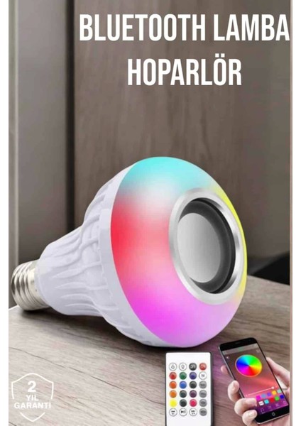 Bluetooth Hoparlör Rgb LED Teknolojisi ile Müzik ve Aydınlatma