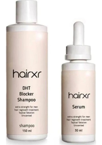 Hairx Saç Uzatıcı Dolgunlaştırıcı Bakım Şampuanı 150 ml Serumla 30 ml